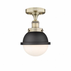 Edison - 1 Light Semi-Flush Mount In Art Deco Style-9.5 Inches Tall and 7.25 Inches Wide - 1 of 1