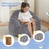 MAXYOYO Kids Bean Bag Chair, Shell Shaped Bean Bag Couch for Boys and Girls, Toddler Chair for Playroom - 4 of 4