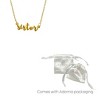 Adornia Tarnish Resistant 14k Gold Plated Cursive Sister Necklace - 2 of 3