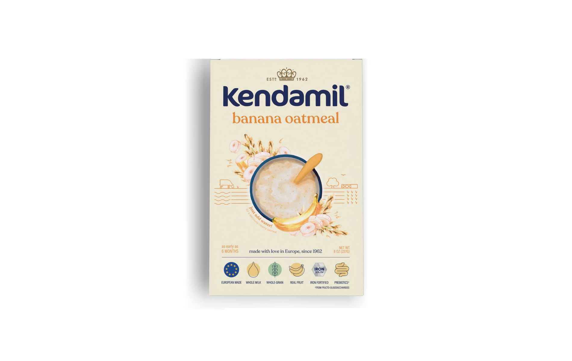 Kendamil Banana Creamy Oatmeal Cereal - 8oz