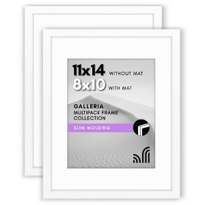 Americanflat Picture Frame with plexiglass - Hanging Hardware For Horizontal and Vertical Display - 1 of 4