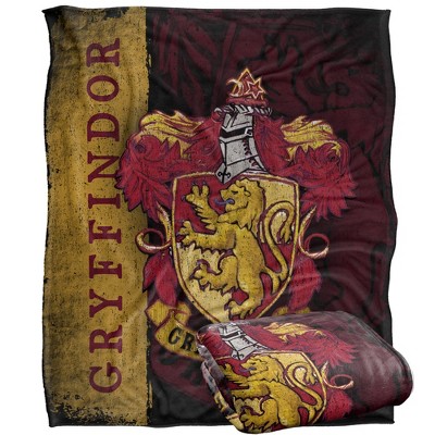 Harry Potter Hogwarts Alumni Plush Throw Blanket outlet 46' x 60'