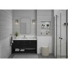 Progress Lighting Cassell 1-Light Vanity Fixture, Brushed Nickel/Matte Black, Clear Glass Shade: Luxe Industrial/Transitional, Damp Rated - 2 of 3