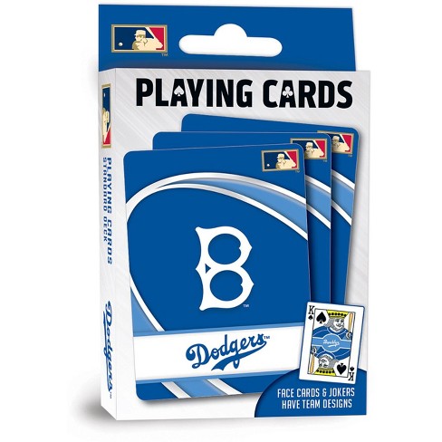 MasterPieces Officially Licensed MLB Brooklyn Dodgers Playing Cards - 54  Card Deck for Adults