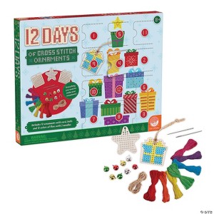 12 Days of Cross Stitch Wood Ornaments - 1 of 4