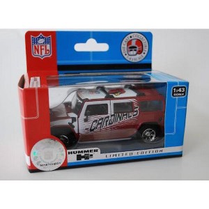 Arizona Cardinals NFL Fleer Hummer H2 1:43 Scale Toy Vehicle New in Box - 1 of 1