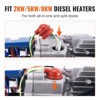 VEVOR Diesel Heater Glow Plug Kit, Ceramic Glow Plug Repair Kit, Air Diesel Parking Heater Part ,for 2KW/5KW/8KW Diesel Heater Replacement,Silver - 4 of 4