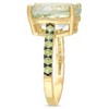 EVERLY JEWELRY |Multiple-color option Silver Cocktail Ring with Multiple color gemstone Options. - 2 of 4