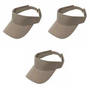 3 Pack Sun Visors Lightweight and Comfortable for Outdoor Activities - 1 of 4
