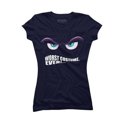 Junior's Design By Humans Worst Costume Ever (Halloween) By Editive T-Shirt