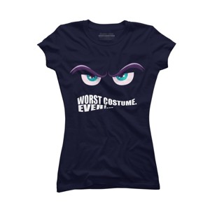 Junior's Design By Humans Worst Costume Ever (Halloween) By Editive T-Shirt - 1 of 3