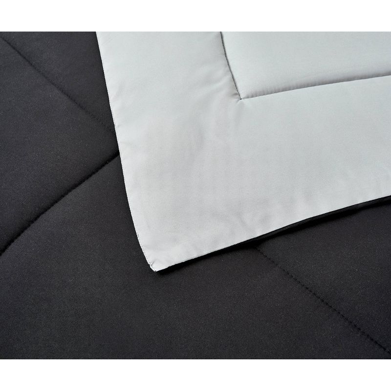 Reversible Microfiber Down Alternative Comforter - Blue Ridge Home Fashions, 3 of 5