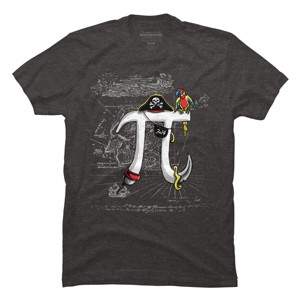 Men's Design By Humans Pirate Pi Day By MudgeStudios T-Shirt - 1 of 4
