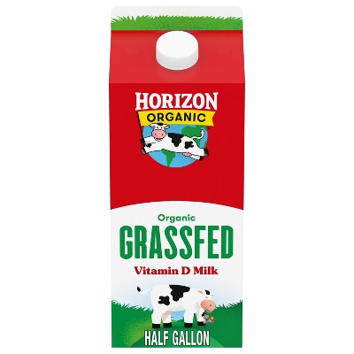 Horizon Organic Whole Grassfed Milk - 0.5gal : Target