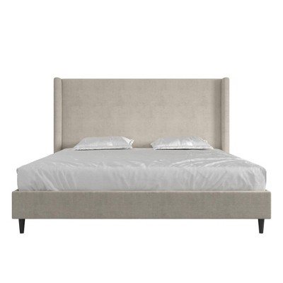 RealRooms Evie Upholstered Wingback Bed
