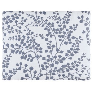 Collections Etc Jacquard Textured Leaf Design Pillow Sham - 1 of 3