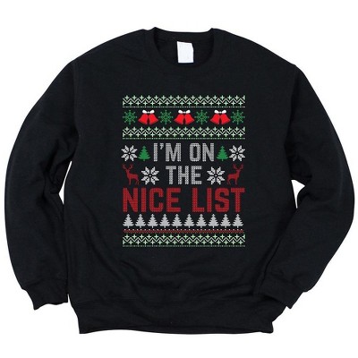 Simply Sage Market Women's Graphic Sweatshirt I'm On The Nice List