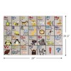 Padded Velvet Fleece Polyester Rug - Low Pile, Non-Slip, Easy-Clean, Ideal for Kids' Rooms - Antistatic, Durable - 39.5 x 59 Inches - Alphabet - 3 of 4