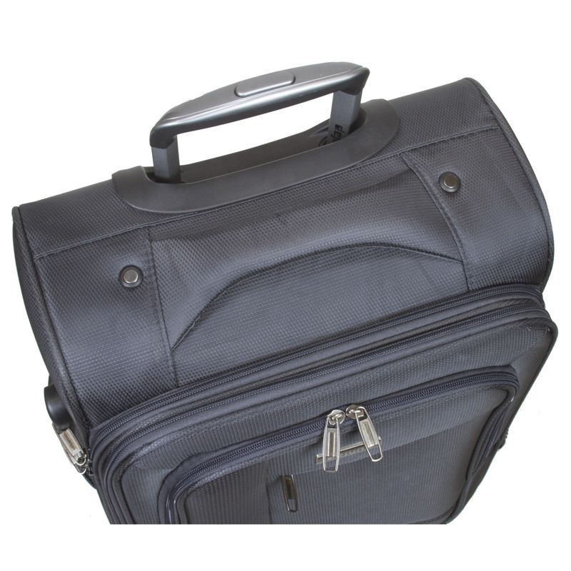Dejuno Twilight Lightweight Nylon 3-Piece Spinner Luggage Set, 5 of 7