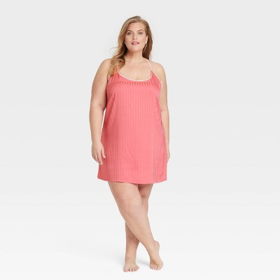 Women's Luxury Collection Shadow Striped Satin Pajama Chemise - Auden™