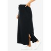 Woman Within Plus Size Petite Sport Knit Side-Slit Skirt - 4 of 4