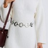 Unique Bargains Moon Pendant Adjustable Waist Belt 1 Pc - 2 of 4