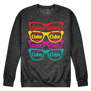 Men's - Coca-Cola - Retro Sunglasses Graphic Fleece Sweatshirt - 1 of 4