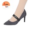 INSPIRE CHIC Women's Detachable Shoe Strap Belt Band Elastic Shoe Ankle Straps for Heels 2 Pairs - 4 of 4