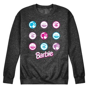 Men's - Barbie - Iconic Features of Barbie Graphic Fleece Sweatshirt - 1 of 4