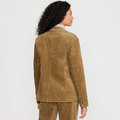 Lands' End Women's Wide Wale Corduroy Blazer