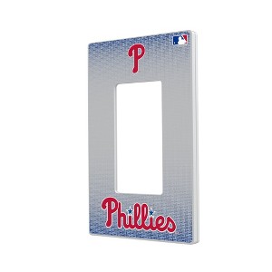 MLB National League Teams Linen Hidden-Screw Light Switch Plate for Single Rocker - 1 of 4