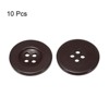 Unique Bargains Resin Snap Fastener Round Flat 4-Hole Sewing Buttons 10 Pcs - 3 of 4