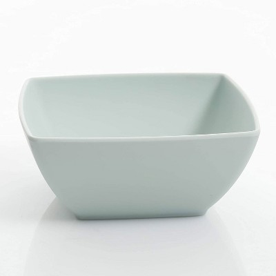 Mint Square Melamine Dinnerware Set, Service for 4
