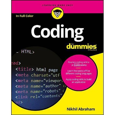 Coding for Dummies - (For Dummies (Computers)) by  Nikhil Abraham (Paperback)