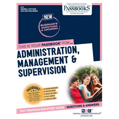 Civil Service Administration, Management and Supervision (Cs-3), 3 - (General Aptitude and Abilities) by  National Learning Corporation (Paperback)