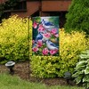 Blue Jay Trio Spring Garden Flag Floral Birds 18" x 12.5" Briarwood Lane - image 4 of 4