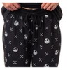 The Nightmare Before Christmas Women's Jack Skellington Jogger Pajama Set Black - 3 of 4