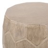 Maggift Patio End Table, Decorative Unique Design Coffee Table for Drinks, Plants and Accessories, Beige, 15.25"*15.25"*18.25" - 4 of 4
