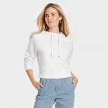Women’s Cropped Hoodie Sweatshirt - Universal Thread™ 