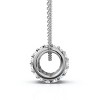 Pompeii3 1/2Ct Bernarda Diamond Pendant 14k Gold Women's Necklace Lab Created EF/VS - 2 of 4