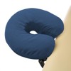Saloniture 4-Pack Ultra Soft Microfiber Fitted Massage Table Face Cradle Cover - 2 of 4