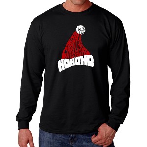 LA Pop Art All I Want for Christmas is You - Men's Word Art Long Sleeve T-Shirt - 1 of 4