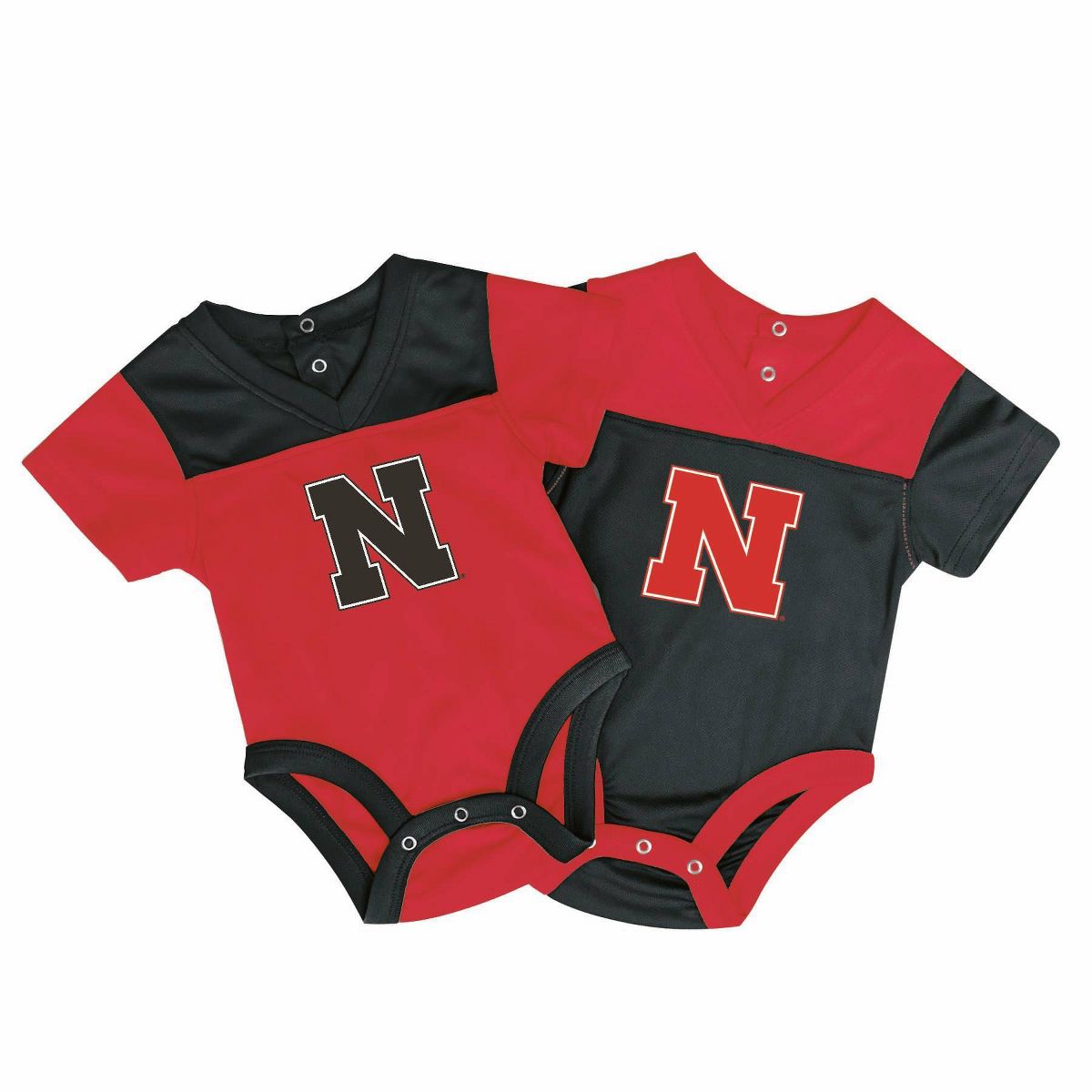 NCAA Nebraska Cornhuskers Newborn 2pk Jersey Bodysuit