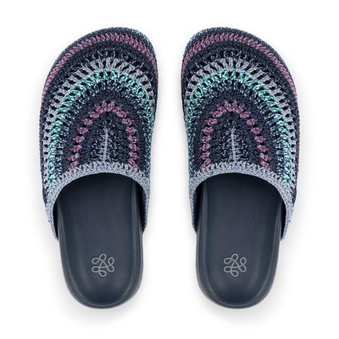 Женские сабо The Sak Women's Bolinas Slip On Clog, Lapis Stripe, Size 9