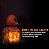 Joyfy 6 Pcs Halloween Light-up Pumpkin, Jack O Lanterns LED Foam Halloween Pumpkin, Halloween Decorations for Lawn Patio Party Supplies Favors - 3 of 4