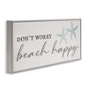Stupell Industries Don't Worry Beach Happy, 24" x 10" - 3 of 4