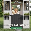 Wooden Play House for Kids, Wooden Play House Outdoor Cottage, Cedar Woodens Kids Playhouse Cottage, Toddler Outdoor Playhouse Vinyl Roof With Kitchen - 4 of 4