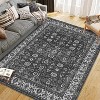 Fulvari Vintage Floral Rugs,Washable Area Rugs, Low Pile Non Shedding Stain Resistant Rugs for Bedroom Dining Room Home Office Department - 2 of 4