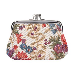 Signare USA Flower Meadow Frame Purse with Clasp - 1 of 4