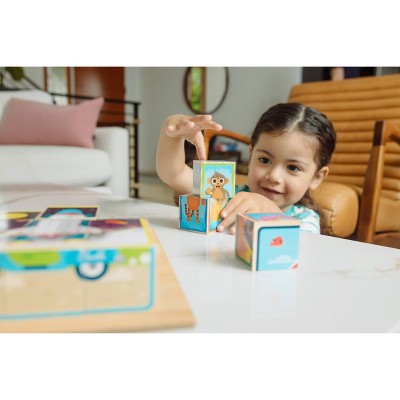 Chuckle &#38; Roar Wooden Block Kids 15 pc Puzzle - 3pk_5